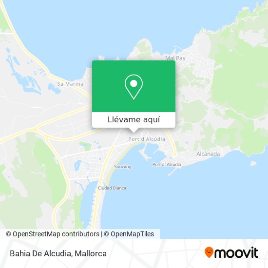 Mapa Bahia De Alcudia