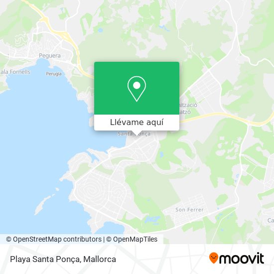 Mapa Playa Santa Ponça