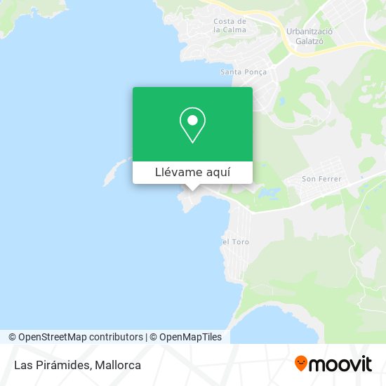 Mapa Las Pirámides