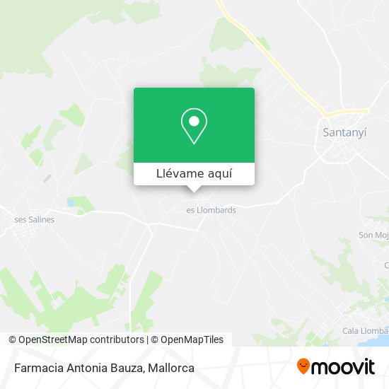 Mapa Farmacia Antonia Bauza