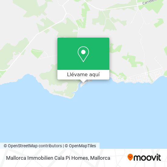 Mapa Mallorca Immobilien Cala Pi Homes