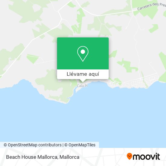 Mapa Beach House Mallorca
