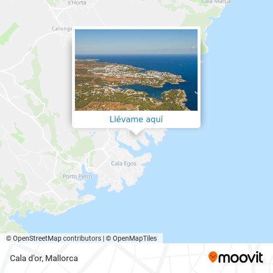 Mapa Cala d'or