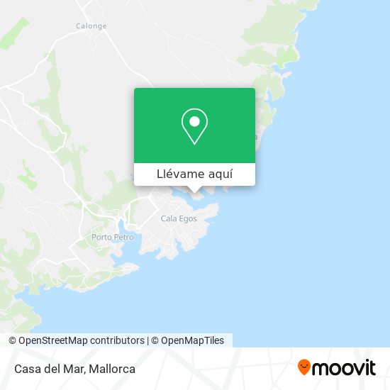 Mapa Casa del Mar