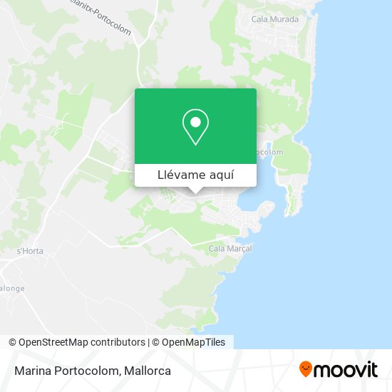 Mapa Marina Portocolom