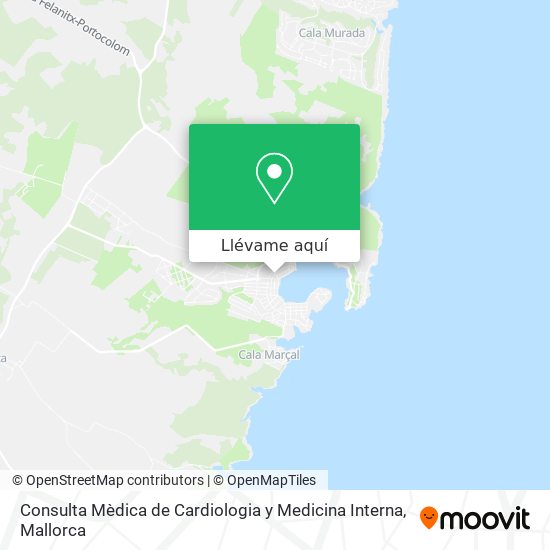 Mapa Consulta Mèdica de Cardiologia y Medicina Interna