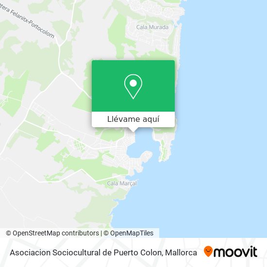 Mapa Asociacion Sociocultural de Puerto Colon