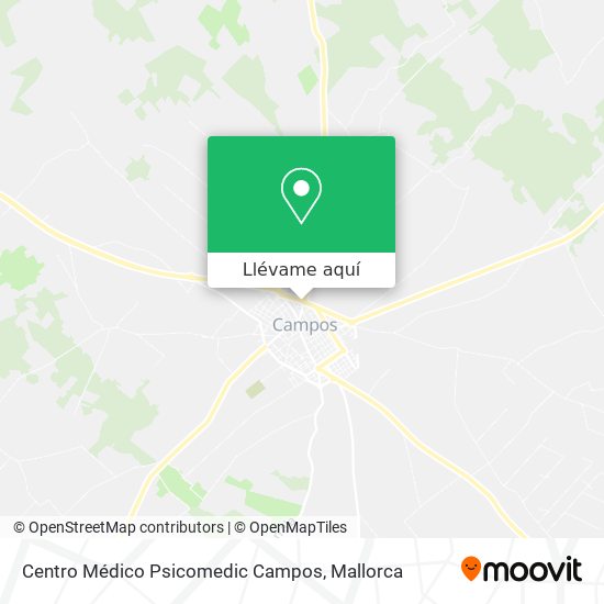Mapa Centro Médico Psicomedic Campos