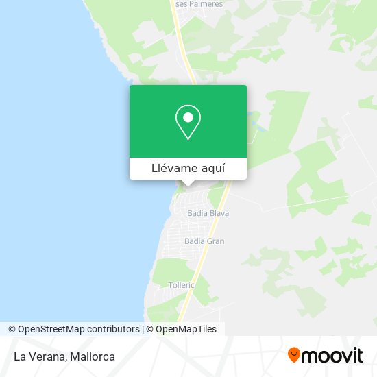 Mapa La Verana