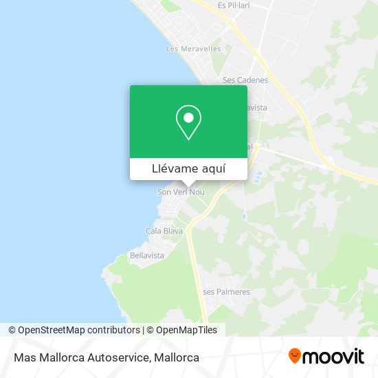 Mapa Mas Mallorca Autoservice