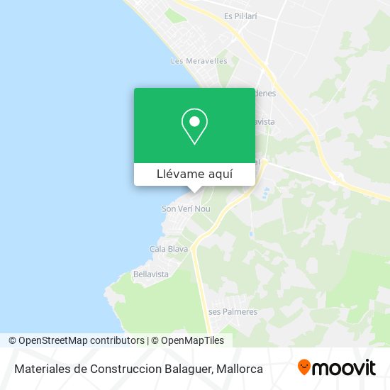 Mapa Materiales de Construccion Balaguer