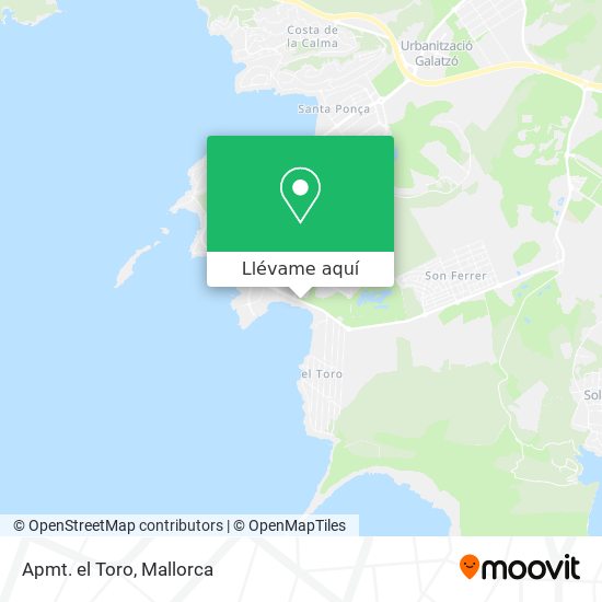 Mapa Apmt. el Toro