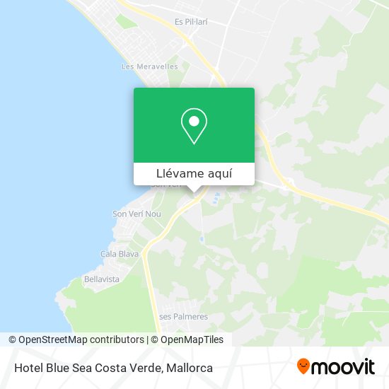 Mapa Hotel Blue Sea Costa Verde