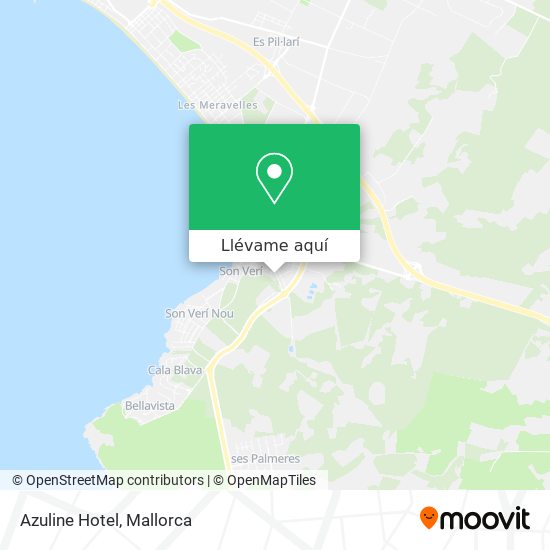 Mapa Azuline Hotel