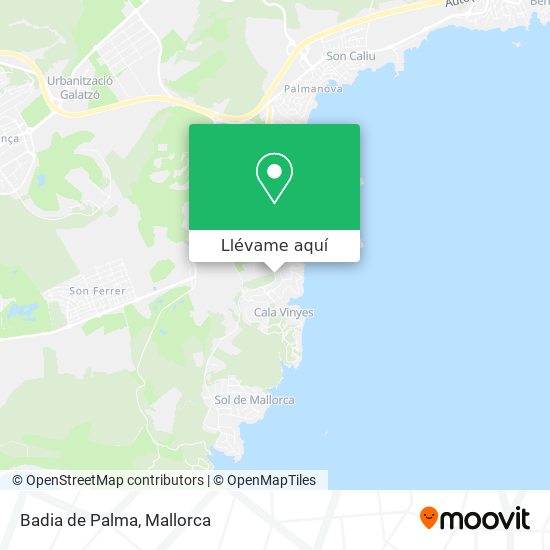 Mapa Badia de Palma