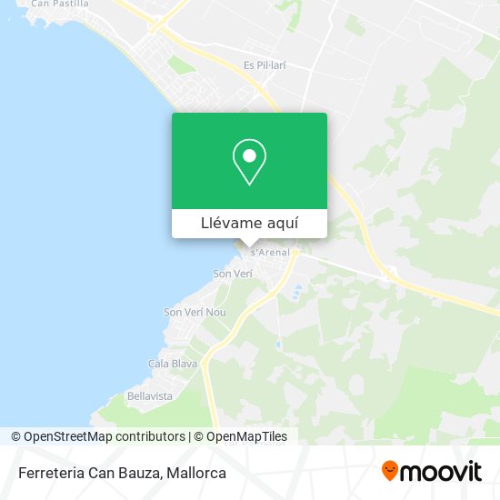 Mapa Ferreteria Can Bauza