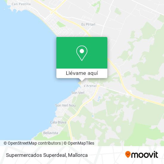 Mapa Supermercados Superdeal