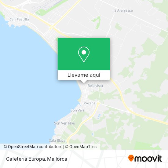 Mapa Cafeteria Europa