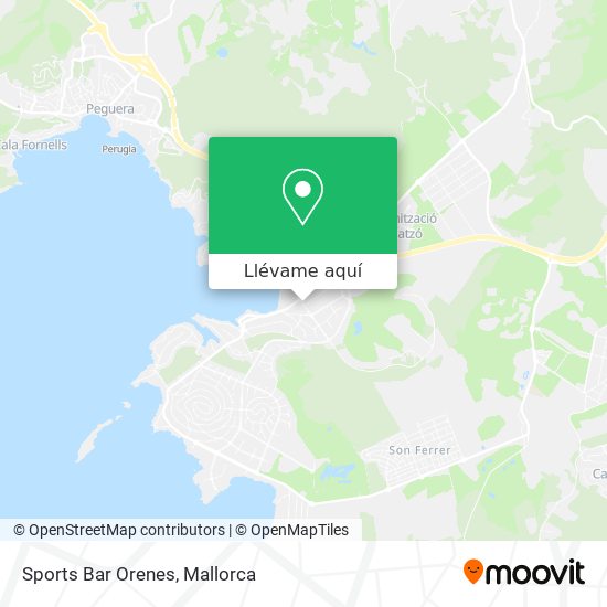 Mapa Sports Bar Orenes