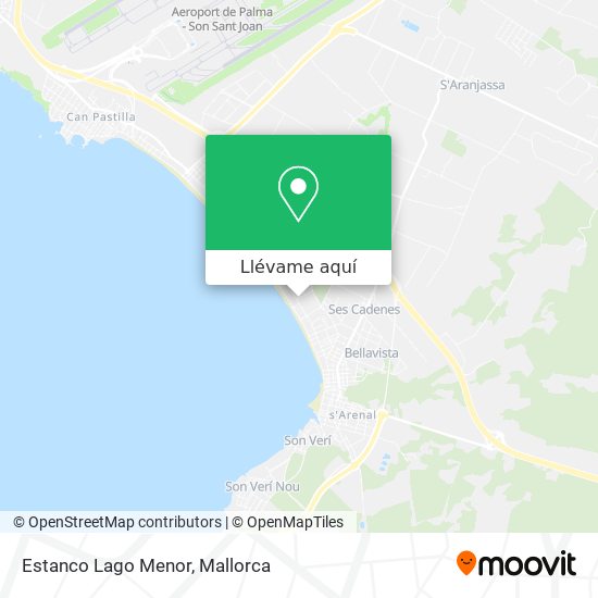 Mapa Estanco Lago Menor