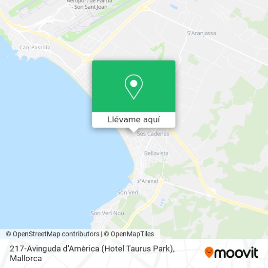 Mapa 217-Avinguda d'Amèrica (Hotel Taurus Park)