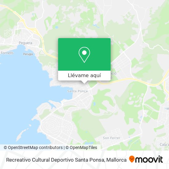 Mapa Recreativo Cultural Deportivo Santa Ponsa