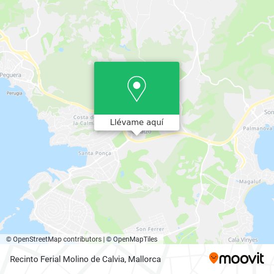 Mapa Recinto Ferial Molino de Calvia