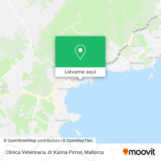 Mapa Clinica Veterinaria, dr Karina Pirron