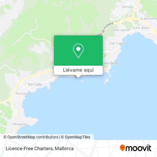 Mapa Licence-Free Charters