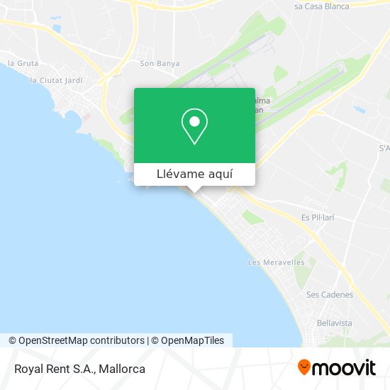 Mapa Royal Rent S.A.