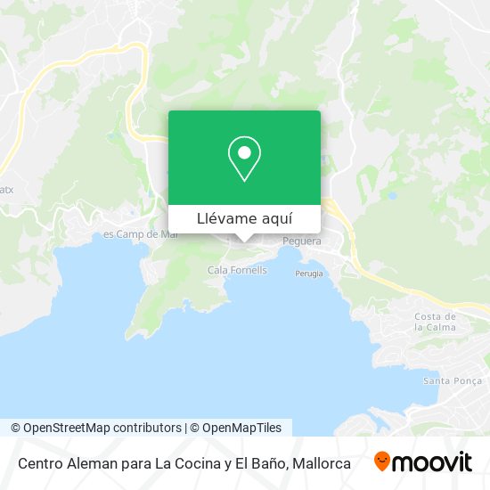 Mapa Centro Aleman para La Cocina y El Baño