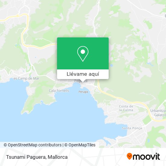 Mapa Tsunami Paguera