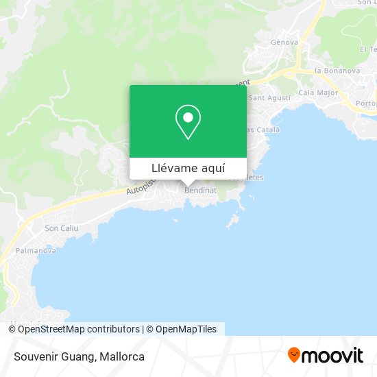 Mapa Souvenir Guang