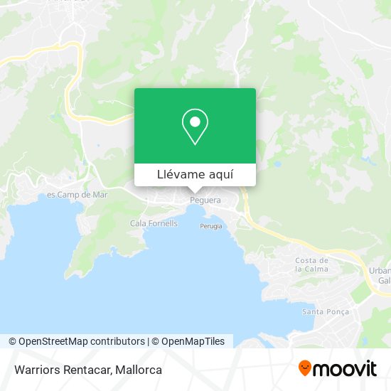 Mapa Warriors Rentacar