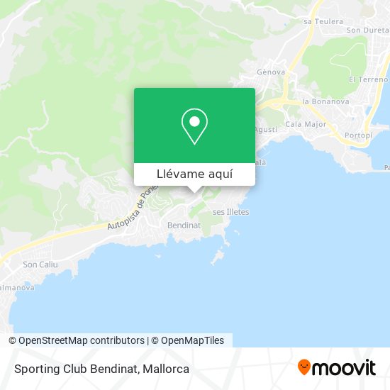 Mapa Sporting Club Bendinat