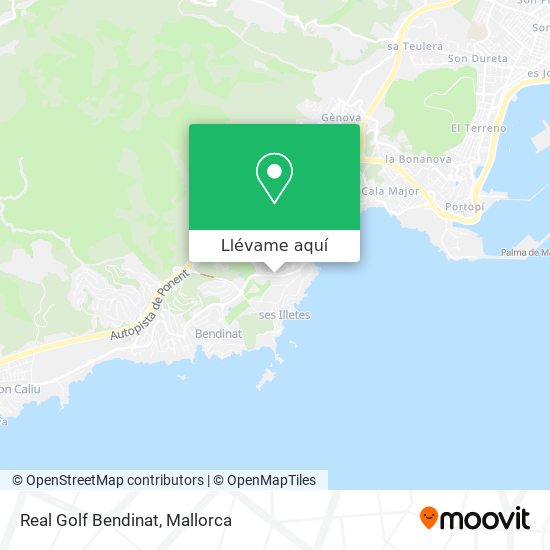 Mapa Real Golf Bendinat