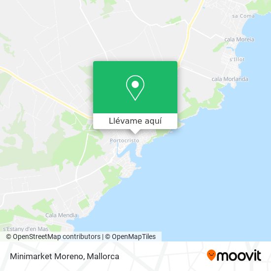 Mapa Minimarket Moreno