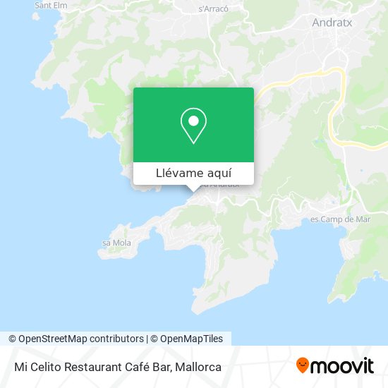 Mapa Mi Celito Restaurant Café Bar