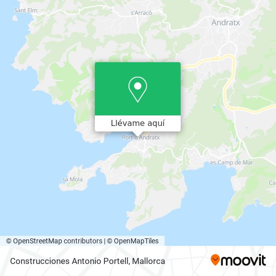 Mapa Construcciones Antonio Portell