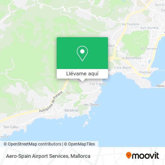 Mapa Aero-Spain Airport Services