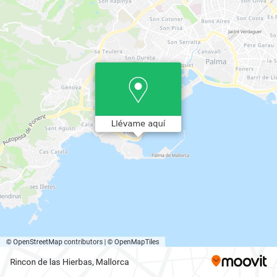 Mapa Rincon de las Hierbas