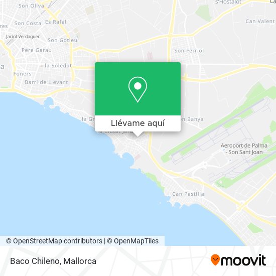 Mapa Baco Chileno