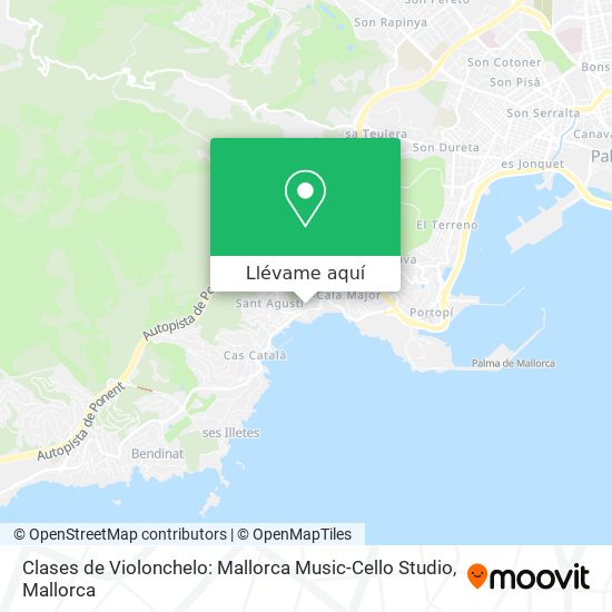Mapa Clases de Violonchelo: Mallorca Music-Cello Studio