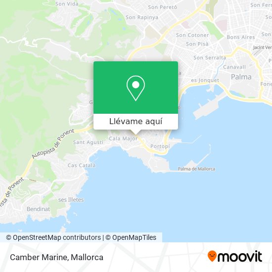 Mapa Camber Marine