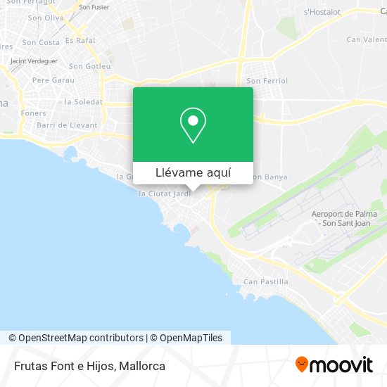 Mapa Frutas Font e Hijos