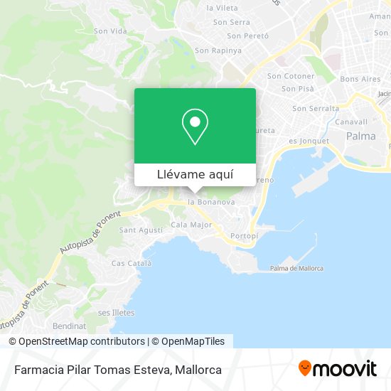 Mapa Farmacia Pilar Tomas Esteva