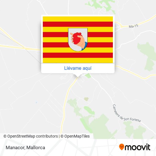 Mapa Manacor