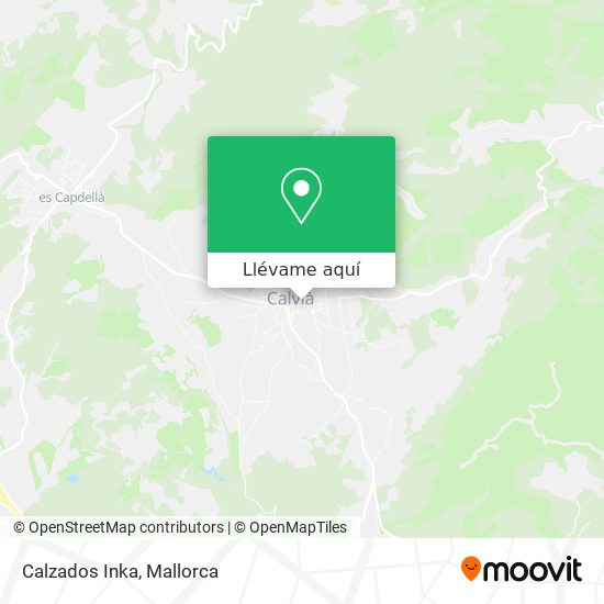 Mapa Calzados Inka