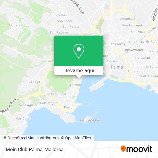 Mapa Moin Club Palma