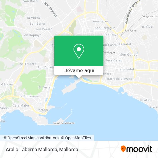 Mapa Arallo Taberna Mallorca